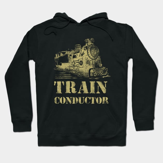 Train Conductor T-Shirt Funny Train Lover Halloween Costume Hoodie by blimbercornbread